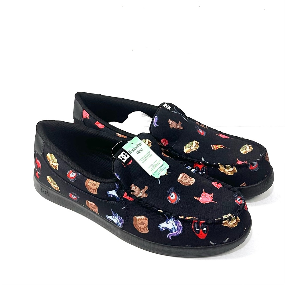 DC Villian 2 Deadpool Moccasin Skate‎ Shoe Sz 17